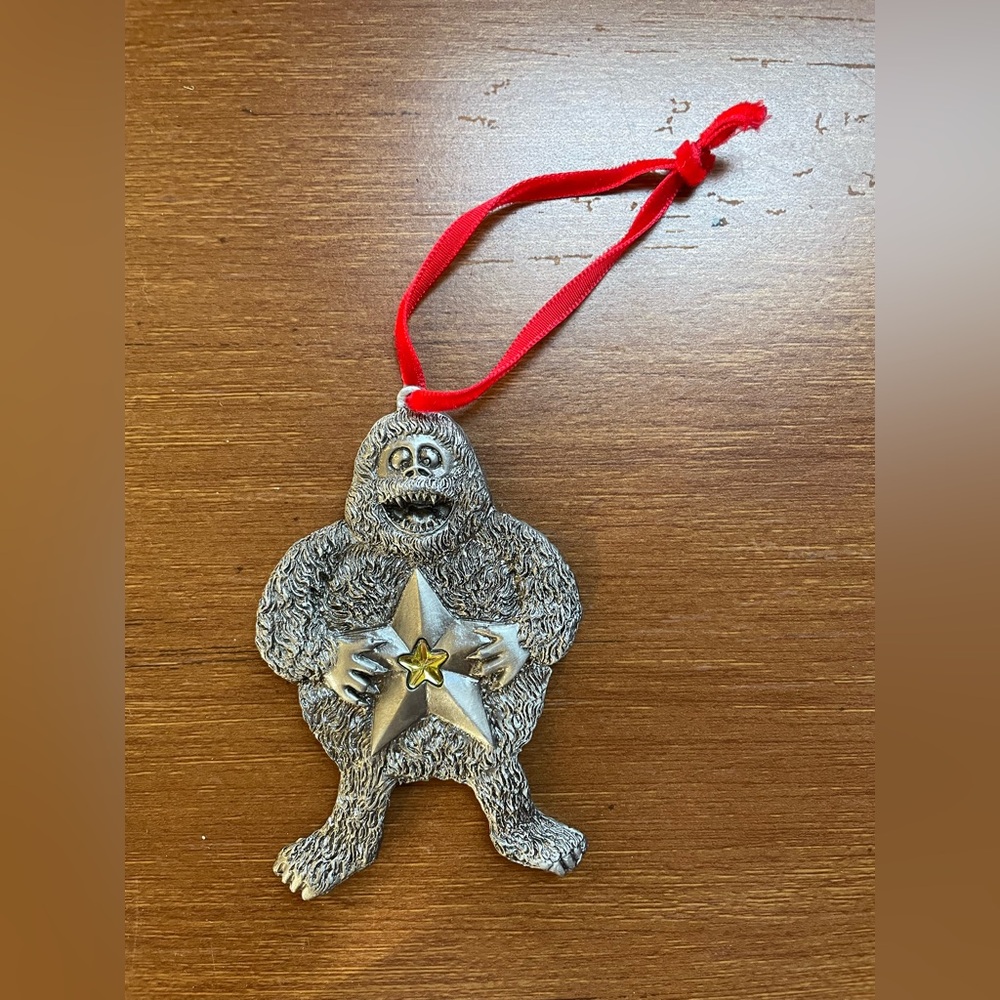 Rudolph The Red Nose Reindeer Abominable Snowman Bumble Pewter Christmas Ornamen
